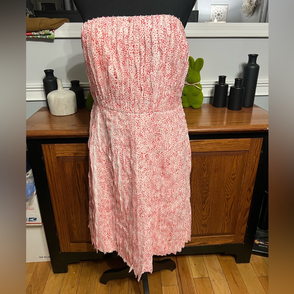 Ann Taylor Elegant Pink Strapless Dress